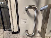 1 stuk alu deurbeslag - afbeelding 1 van  1