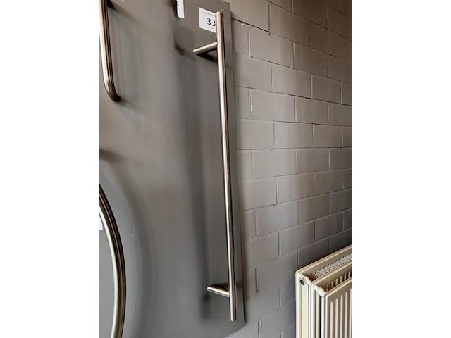 1 stuk rvs deurbeslag - afbeelding 1 van  2