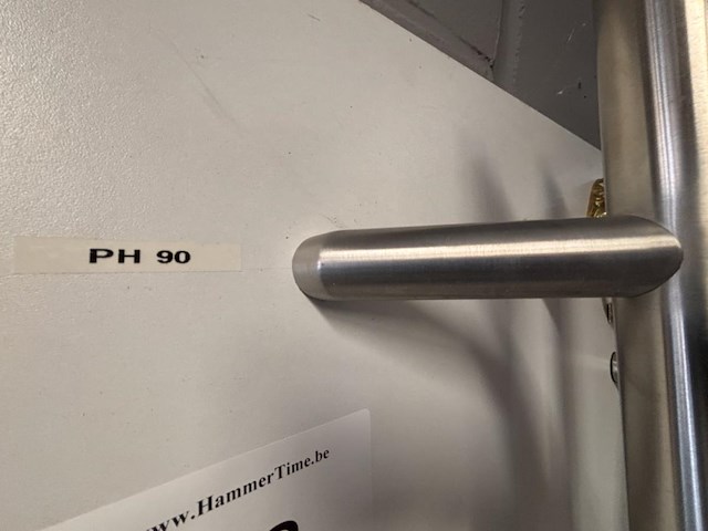 1 stuk rvs deurbeslag - afbeelding 2 van  2