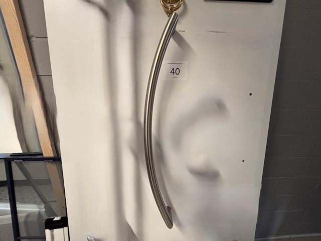 1 stuk rvs deurbeslag - afbeelding 1 van  2