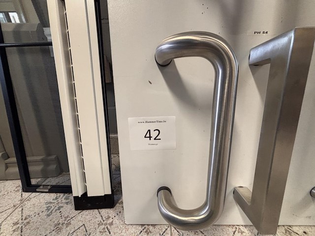 1 stuk rvs deurbeslag - afbeelding 1 van  1