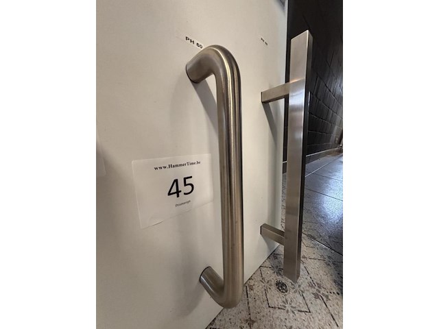 1 stuk rvs deurbeslag - afbeelding 1 van  1