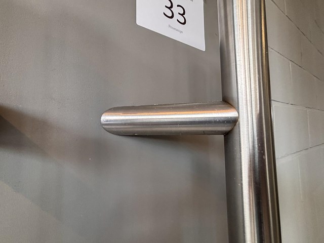 1 stuk rvs deurbeslag - afbeelding 2 van  2