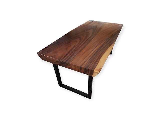 1 suar salontafel met 2 houten suar poten - afbeelding 1 van  1