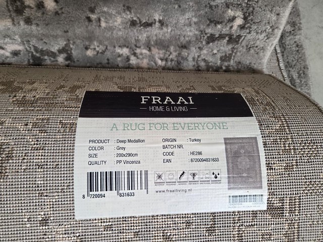 1 tapijt fraai deep medallion - afbeelding 3 van  4