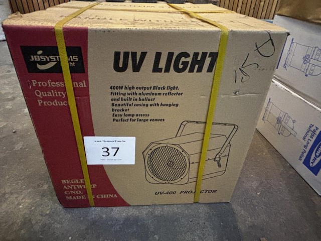 1 uv-light uv-400 projector jbsystems - afbeelding 1 van  2