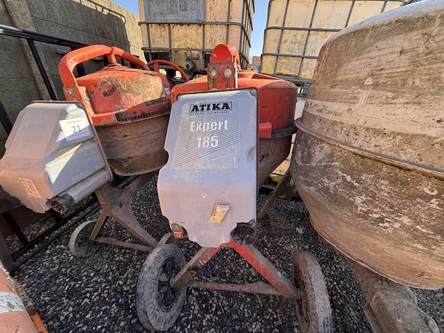 1 verrijdbare betonmolen atika expert 185 - afbeelding 1 van  1