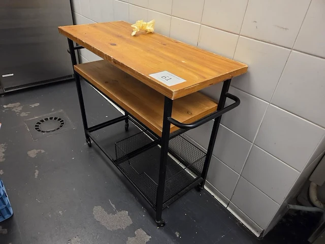 1 verrijdbare kar - afbeelding 1 van  2