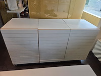 1 verrijdbare tafel incl 3 verrijdbare ladekasten - afbeelding 5 van  8