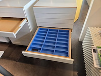 1 verrijdbare tafel incl 3 verrijdbare ladekasten - afbeelding 7 van  8