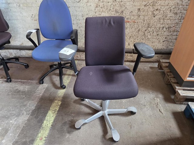 1 verrijdbare typistestoel - afbeelding 1 van  4