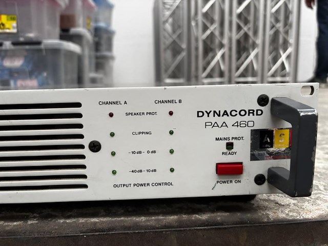 1 versterker dynacord paa 460 - afbeelding 4 van  4
