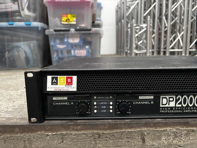 1 versterker master dp2000 - afbeelding 2 van  3