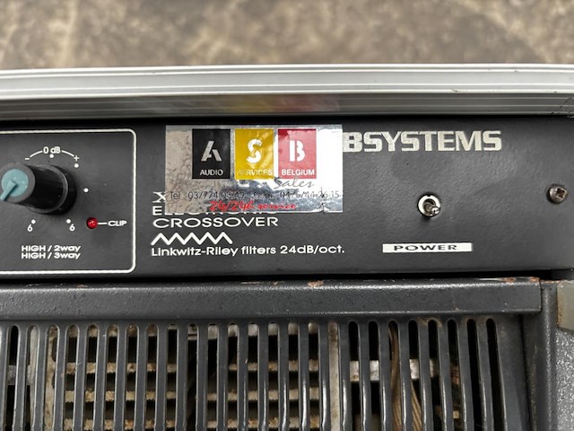 1 versterker mf 16 altair + crossover jbsystems - afbeelding 3 van  5