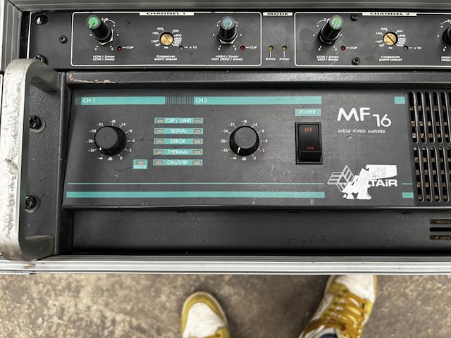 1 versterker mf 16 altair + crossover jbsystems - afbeelding 4 van  5