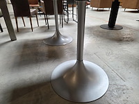 1 vintage glazen eetkamertafel - afbeelding 4 van  7