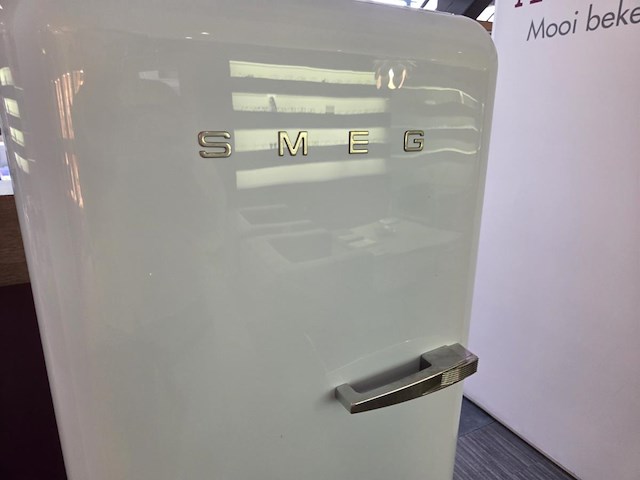 1 vintage koelkast smeg iceblue - afbeelding 2 van  7