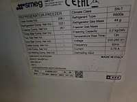1 vintage koelkast smeg iceblue - afbeelding 6 van  7