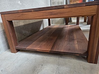 1 volnoten houten salontafel - afbeelding 4 van  4