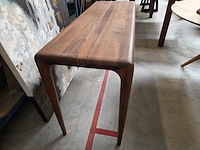 1 walnoothouten wandtafel abina artisan - afbeelding 2 van  6