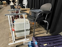 1 wc stoel + 1 chemisch toilet + veiligheidsleuning - afbeelding 3 van  4