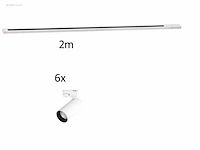 (1 x) 1 x 2 meter railsysteem met 6 st railspot... - afbeelding 10 van  10