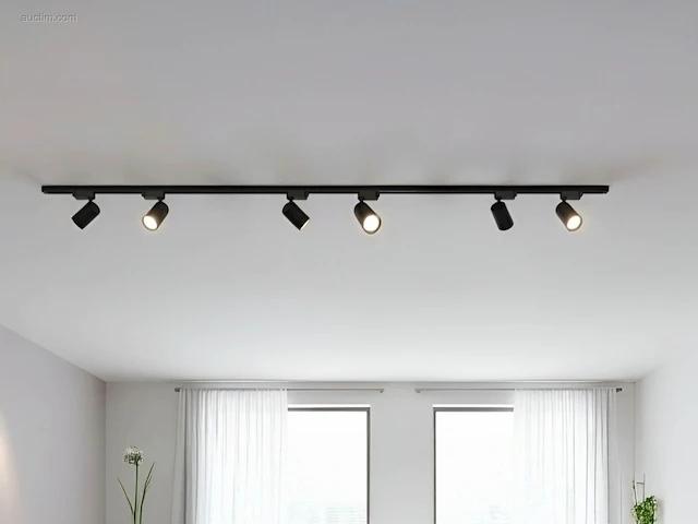 (1 x) 1 x 2 metre track system with 6 pcs track... - afbeelding 4 van  14