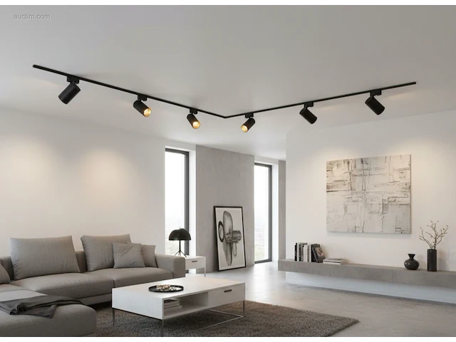 (1 x) 1 x 2 metre track system with 6 pcs track... - afbeelding 10 van  14