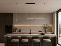 (1 x) 1 x alura linear hanglamp zand zwart...