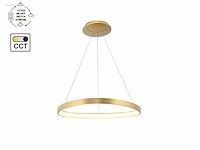 (1 x) 1 x auren design hanglamp goud 62cm 50w led... - afbeelding 2 van  6