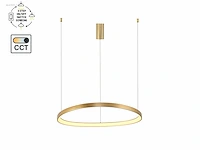 (1 x) 1 x auren design hanglamp goud 82cm 70w led... - afbeelding 2 van  6