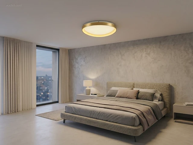 (1 x) 1 x auren design plafondlamp goud 62cm 50w... - afbeelding 1 van  6