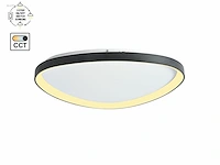 (1 x) 1 x auren design plafondlamp zwart 62cm 50w...