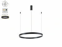 (1 x) 1 x duora design hanglamp zand zwart 80cm...