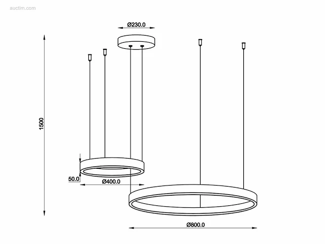 (1 x) 1 x duora design hanglamp zand zwart en... - afbeelding 3 van  5