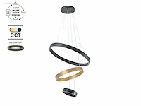 (1 x) 1 x duora design hanglamp zand zwart en... - afbeelding 2 van  6