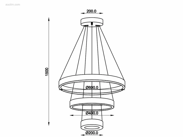 (1 x) 1 x duora design hanglamp zand zwart... - afbeelding 2 van  6