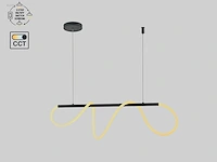 (1 x) 1 x edera design hanglamp zand zwart 110cm... - afbeelding 2 van  6