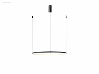 (1 x) 1 x orien design hanglamp sandy black 80cm...