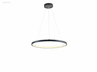 (1 x) 1 x orien design hanglamp zand zwart 60cm... - afbeelding 2 van  9