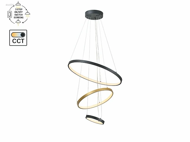 (1 x) 1 x orien design hanglamp zand zwart en... - afbeelding 2 van  7