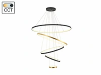 (1 x) 1 x orien design hanglamp zand zwart en... - afbeelding 2 van  5