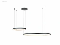 (1 x) 1 x orien design hanglamp zand zwart... - afbeelding 2 van  9