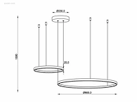(1 x) 1 x orien design hanglamp zand zwart... - afbeelding 4 van  9