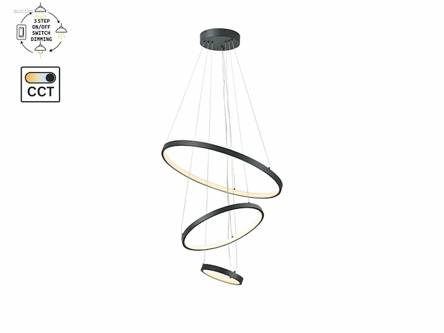 (1 x) 1 x orien design hanglamp zand zwart... - afbeelding 1 van  7