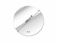 1 x 100cm rond led spiegel - afbeelding 2 van  8