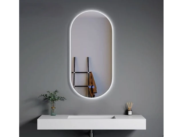 1 x 100cm trend mat wit - vrijhangende wastafel - afbeelding 1 van  1