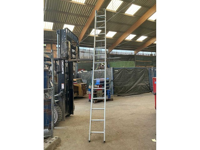 1 x 15 alu ladder - afbeelding 1 van  4