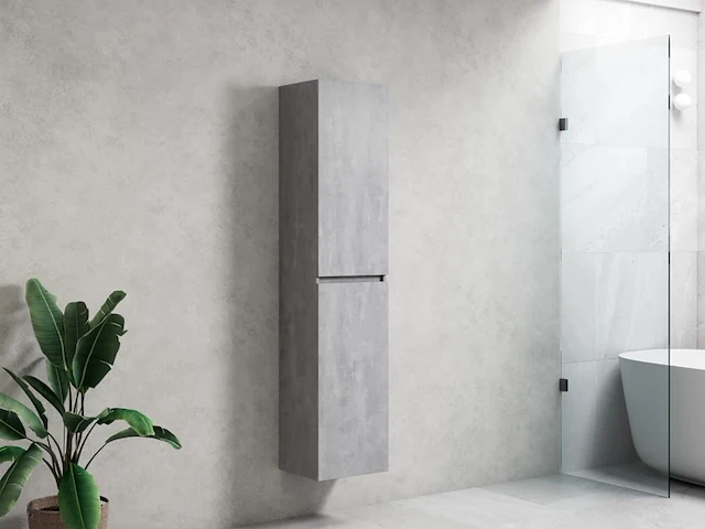 1 x 160cm design kolomkast beton grijs - afbeelding 1 van  1