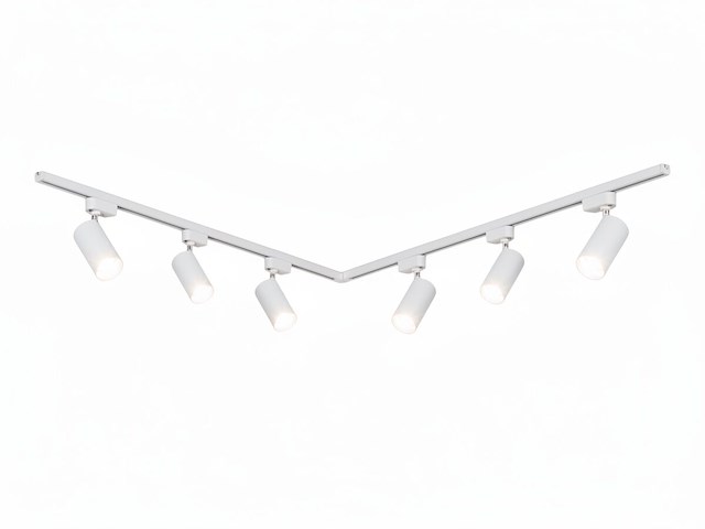 1 x 2 meter pro set railverlichting met 6 st 18w 4000k railspot - afbeelding 4 van  10